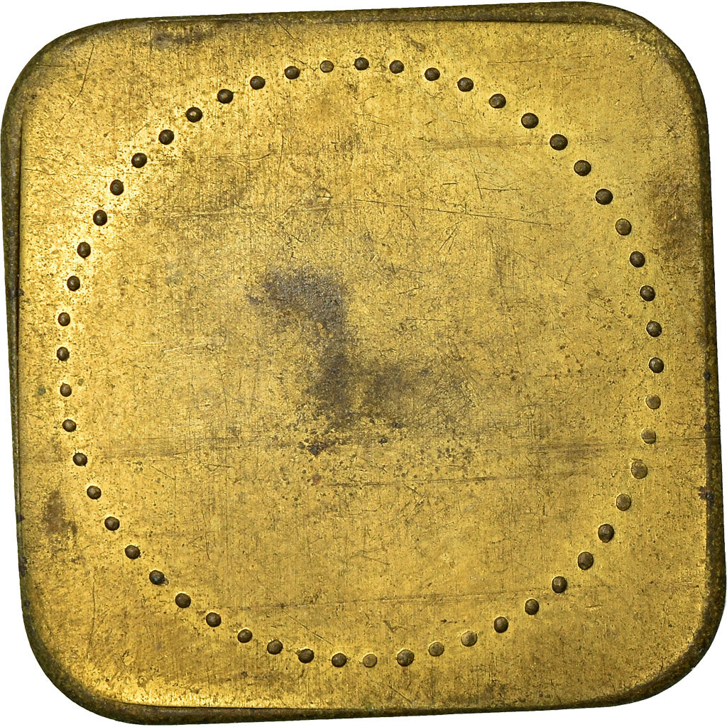France, Advertising Token, Paris, Parfumerie au Chic, AU(55-58), Brass