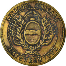 Monnaie, France, Société Amicale Lafourchette, Paris, 10 Centimes, TTB