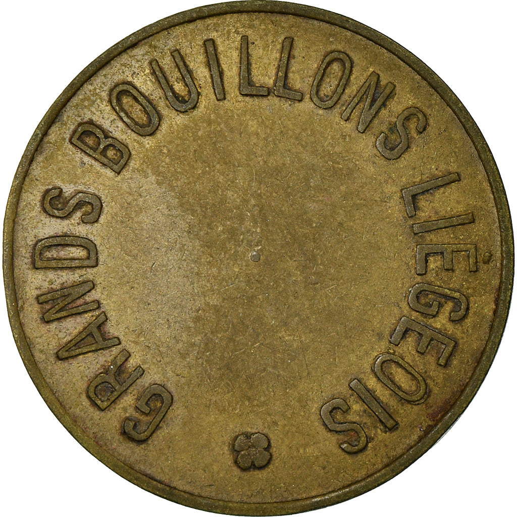Münze, Frankreich, Grands Bouillons Liégeois, Paris, 25 Centimes, SS, Messing