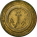 France, Token, 20 Centimes à Consommer, Ancre, EF(40-45), Brass