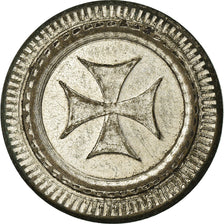 France, Token, 10 Centimes à Consommer, Croix de Malte, AU(50-53), Nickel
