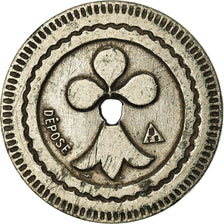 France, Token, 20 Centimes à Consommer, Moucheture d'Hermine, AU(50-53), Brass