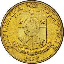 PHILIPPINES, 5 Sentimos, 1968, KM #197, MS(63), Brass, 18, 2.47