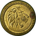 France, Jeton, 10 Centimes à Consommer, Tête de lion, TTB+, Laiton