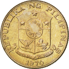PHILIPPINES, 10 Sentimos, 1970, KM #198, MS(63), Copper-Nickel, 17.5, 2.01