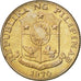 PHILIPPINES, 10 Sentimos, 1970, KM #198, MS(63), Copper-Nickel, 17.5, 2.01