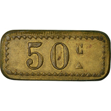 Monnaie, France, Avers-Revers identiques, Non identifiable, 50 Centimes, TTB+