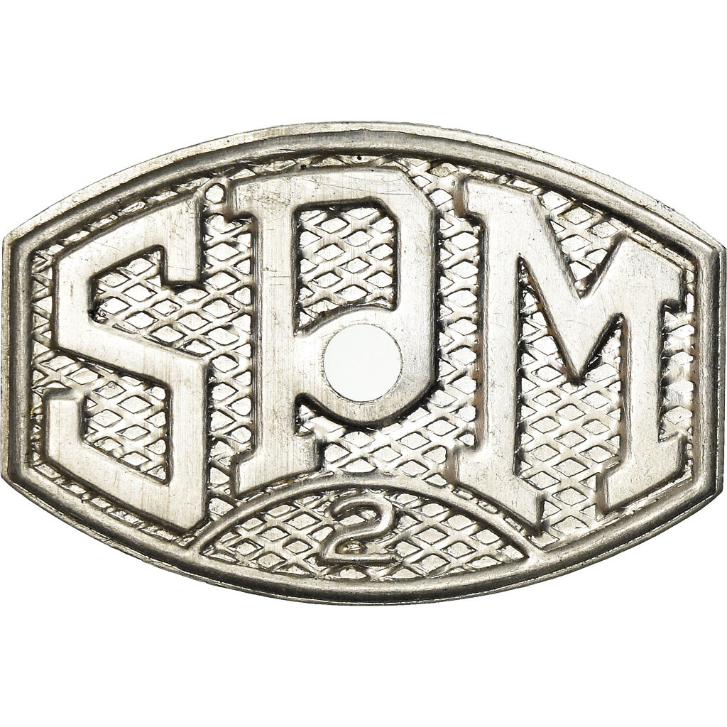 France, Token, SPM, Jeton Prime, Valeur 2, MS(63), Aluminium