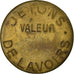 France, Token, Jetons de Lavoirs, Uniface, EF(40-45), Brass