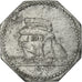 Moneta, Francja, Kriegsnotgeld, Merlenbach, 10 Pfennig, EF(40-45), Cynk
