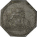 Coin, France, Kriegsnotgeld, Merlenbach, 20 Pfennig, EF(40-45), Zinc, Elie:25.2