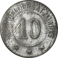 Monnaie, France, Kommandantur Tr. Üb. Pl., Oberhofen, 10 Pfennig, TTB, Zinc