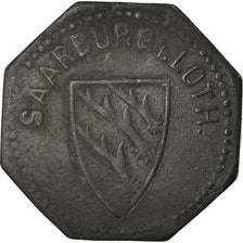 Coin, France, Kriegsgeld, Saarburg, 10 Pfennig, 1917, EF(40-45), Zinc, Elie:10.2
