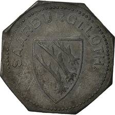 Coin, France, Kriegsgeld, Saarburg, 50 Pfennig, 1917, EF(40-45), Zinc, Elie:10.3