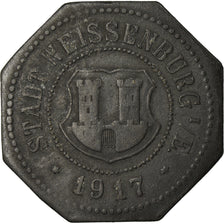 Coin, France, Kleingeldersatzmarke, Weissenburg, 50 Pfennig, 1917, EF(40-45)