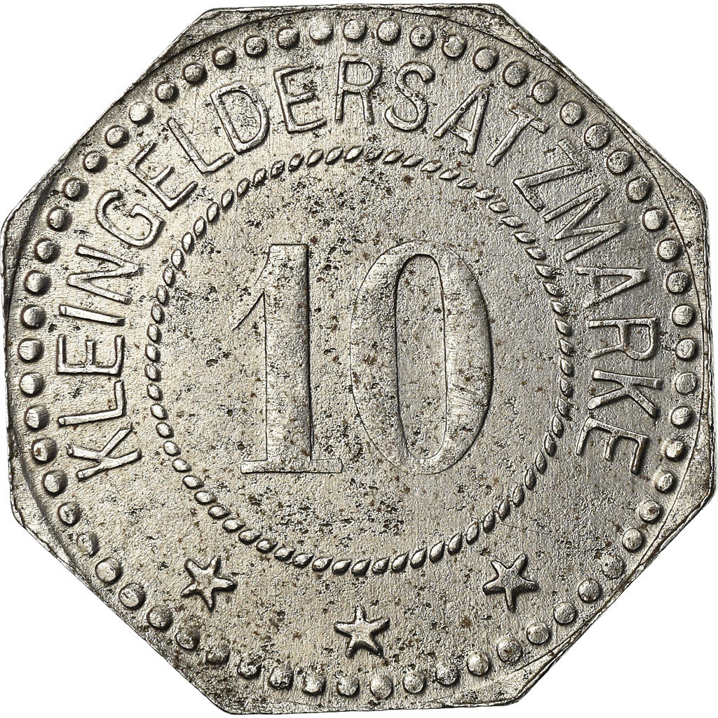 Münze, Frankreich, Kleingeldersatzmarke, Weissenburg, 10 Pfennig, 1917, SS
