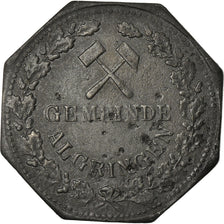 Coin, France, Kleingeldersatzmarke, Algringen, 10 Pfennig, EF(40-45), Zinc