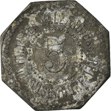 Monnaie, France, Kleingeldersatzmarke, Busendorf, 5 Pfennig, TTB, Zinc