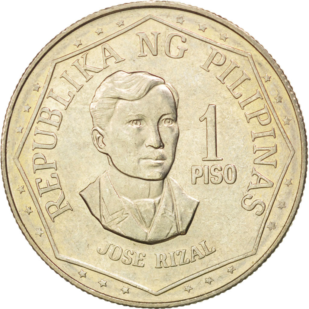 PHILIPPINES, Piso, 1975, KM #209.1, MS(63), Copper-Nickel, 29, 9.38