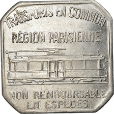 Coin, France, Transport en Commun Région Parisienne, Paris, 25 Centimes