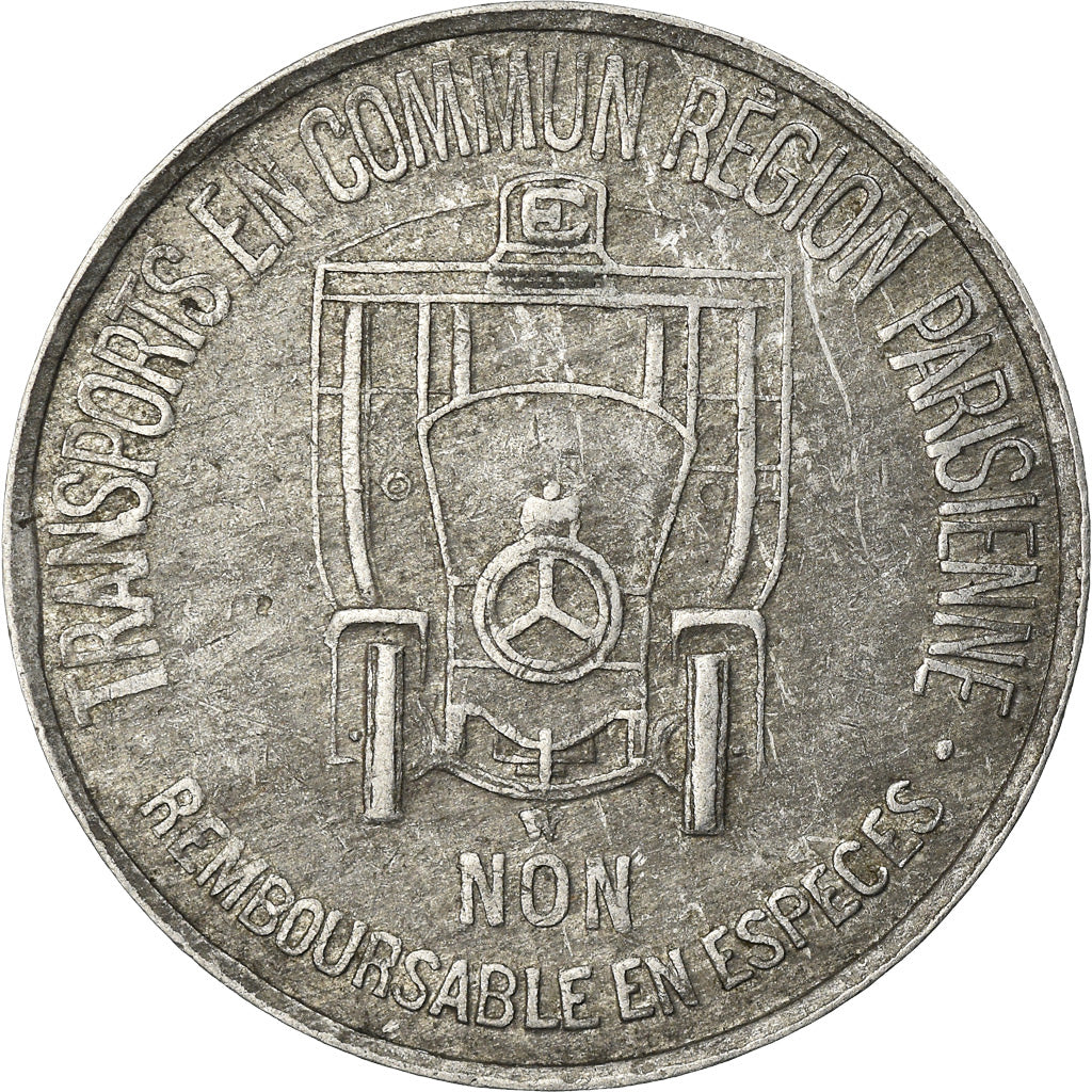 Münze, Frankreich, Transport en Commun Région Parisienne, Paris, 35 Centimes