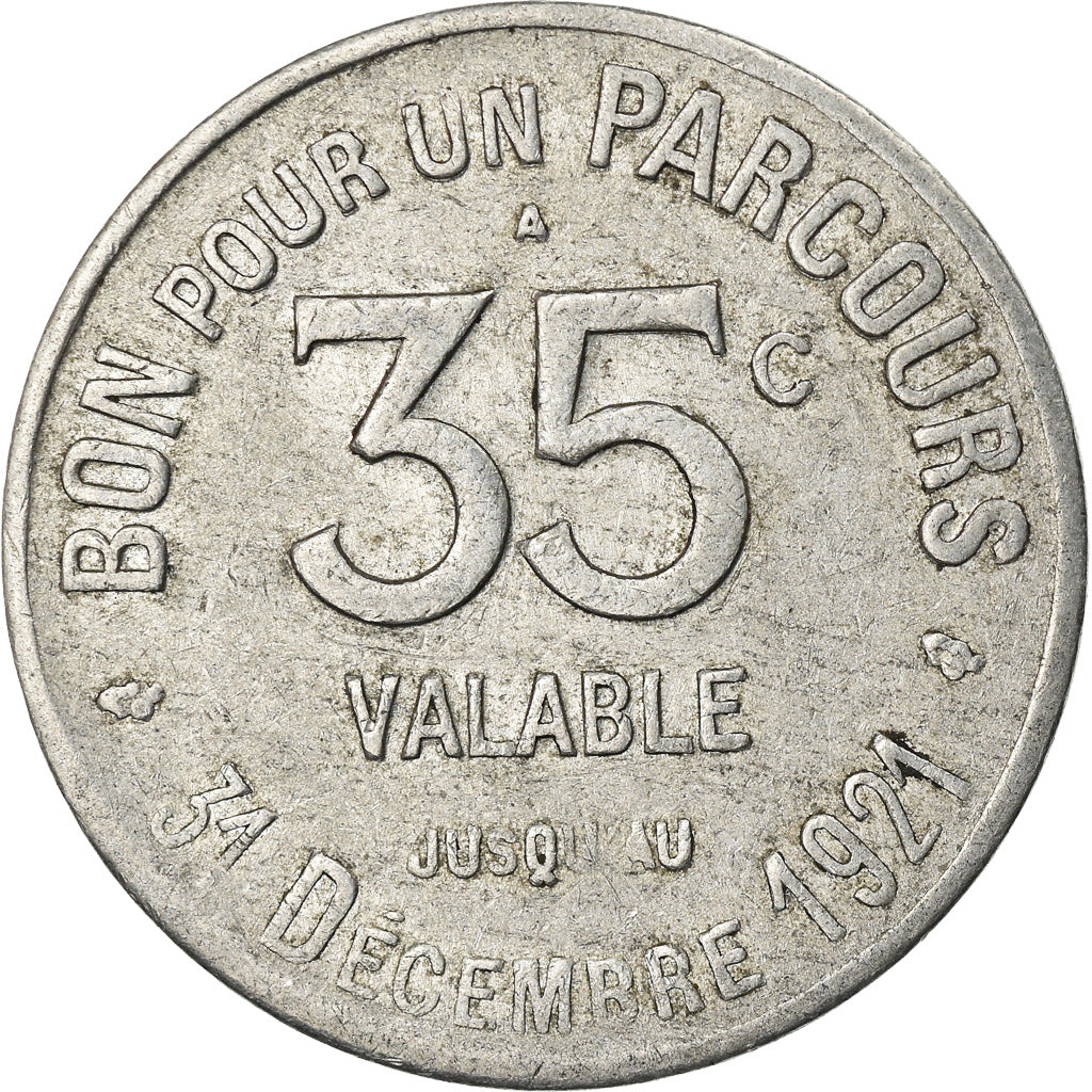 Moneta, Francia, Transport en Commun Région Parisienne, Paris, 35 Centimes, BB