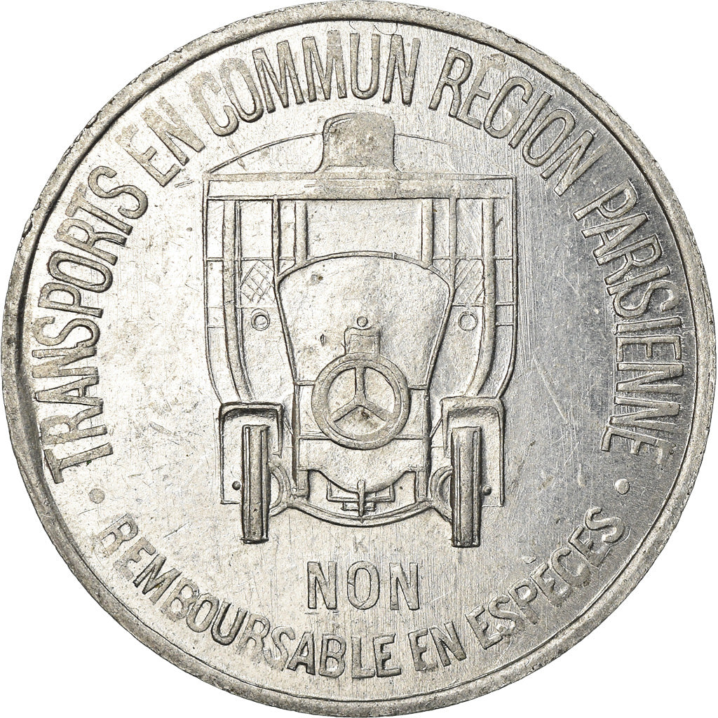 Coin, France, Transport en Commun Région Parisienne, Paris, 35 Centimes
