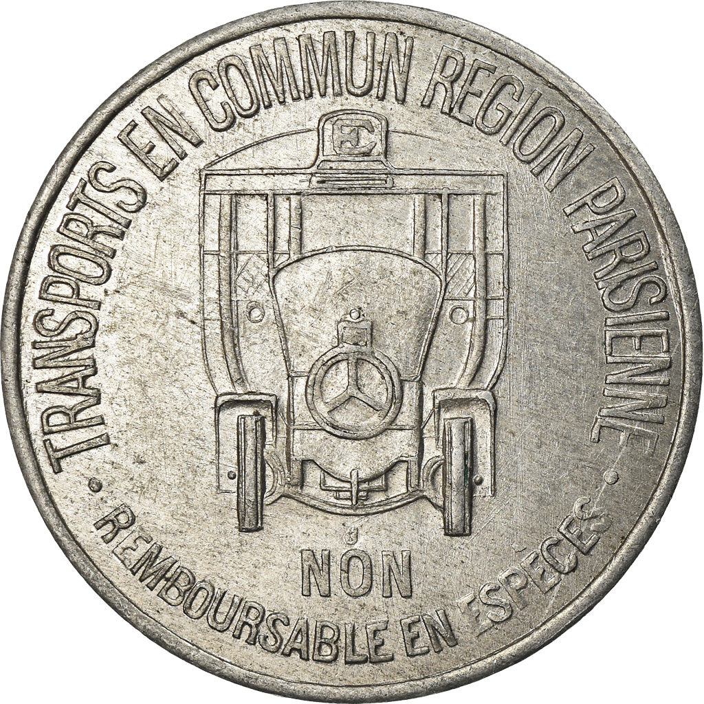 Coin, France, Transport en Commun Région Parisienne, Paris, 35 Centimes