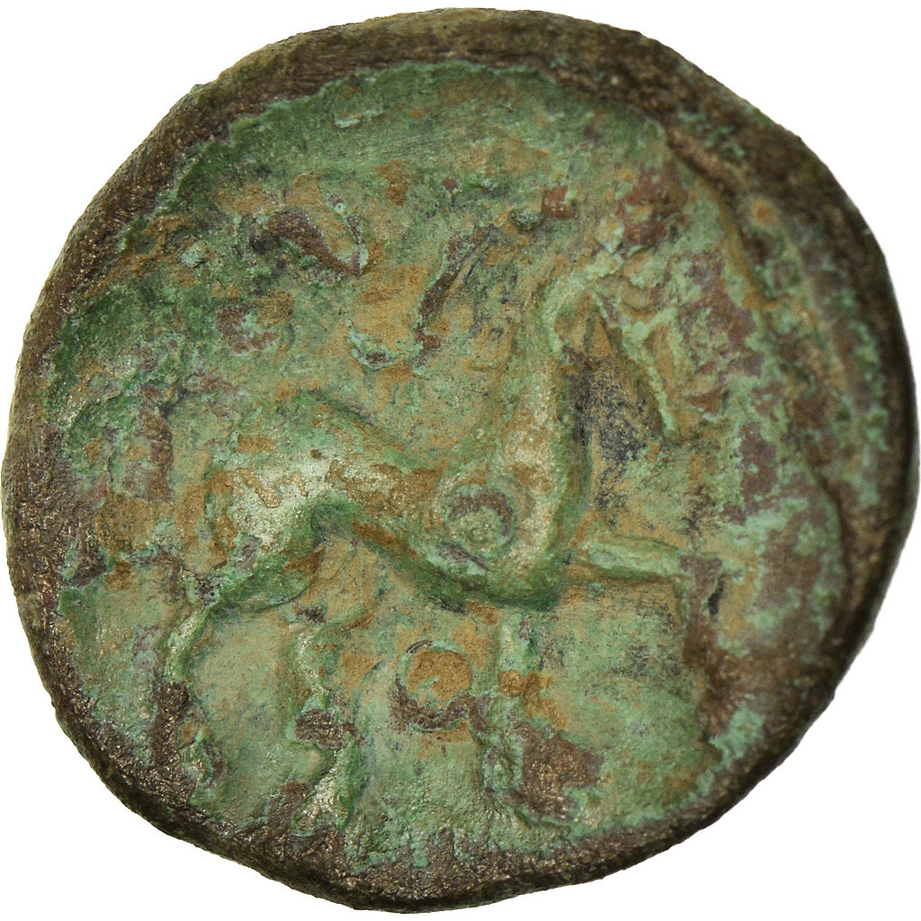 Coin, Ambiani, Bronze au Sanglier et au Cheval, Ist century BC, VF(30-35)