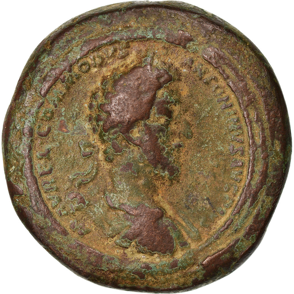Coin, Commodus, Cast Paduan Medallion, 16-17th century, VF(30-35), Bronze