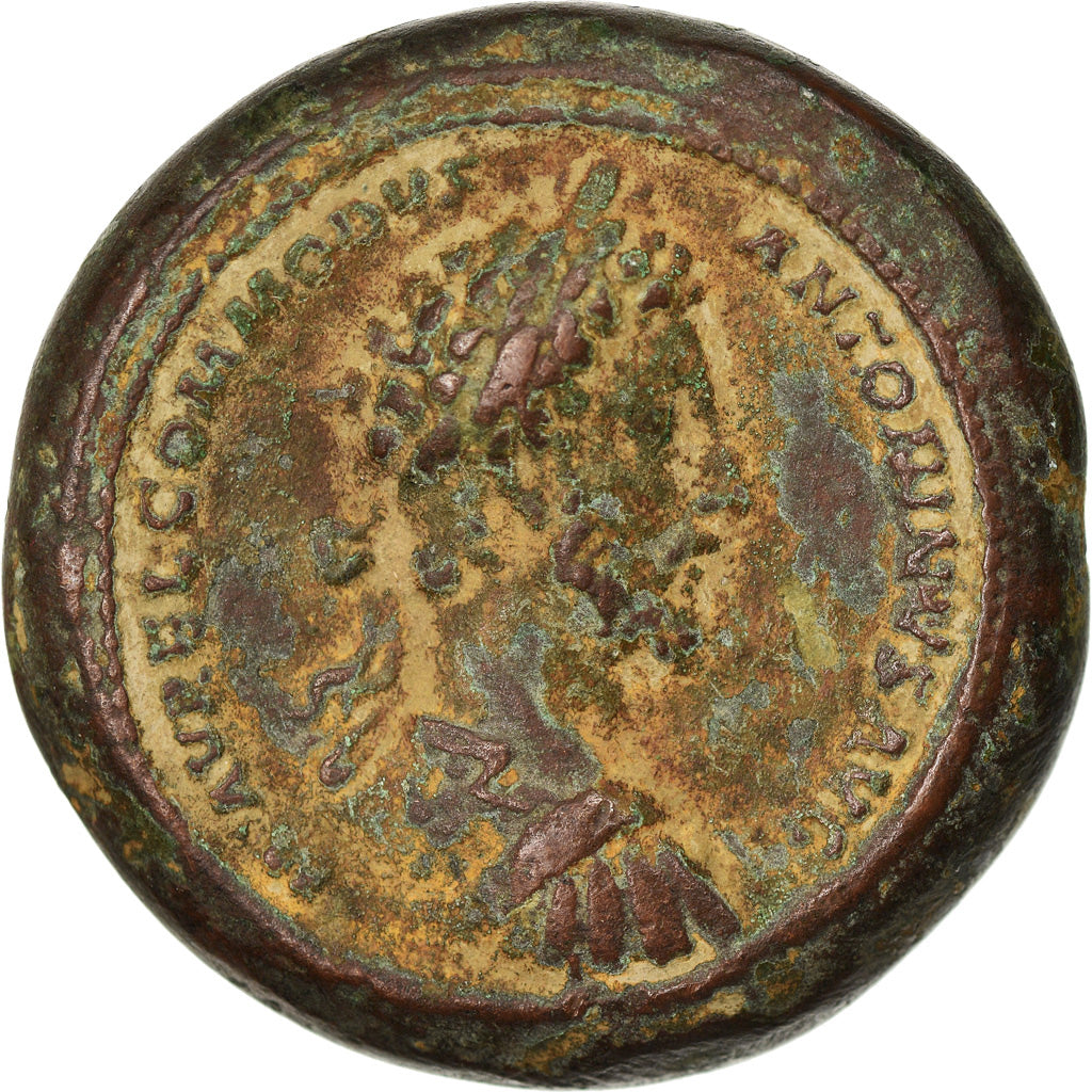 Coin, Commodus, Cast Paduan Medallion, 16-17th century, EF(40-45), Bronze
