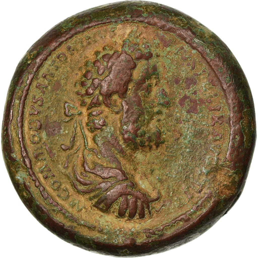 Coin, Commodus, Cast Paduan Medallion, 16-17th century, EF(40-45), Bronze