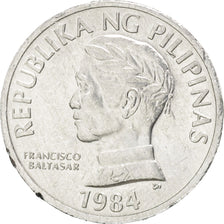 Coin, Philippines, 10 Sentimos, 1984, MS(63), Aluminum, KM:240.2