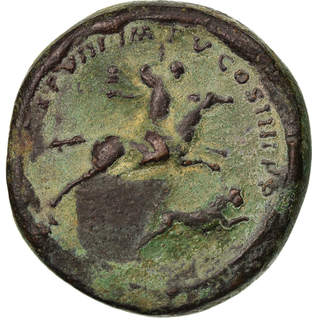 Coin, Commodus, Cast Paduan Medallion, 16-17th century, EF(40-45), Bronze