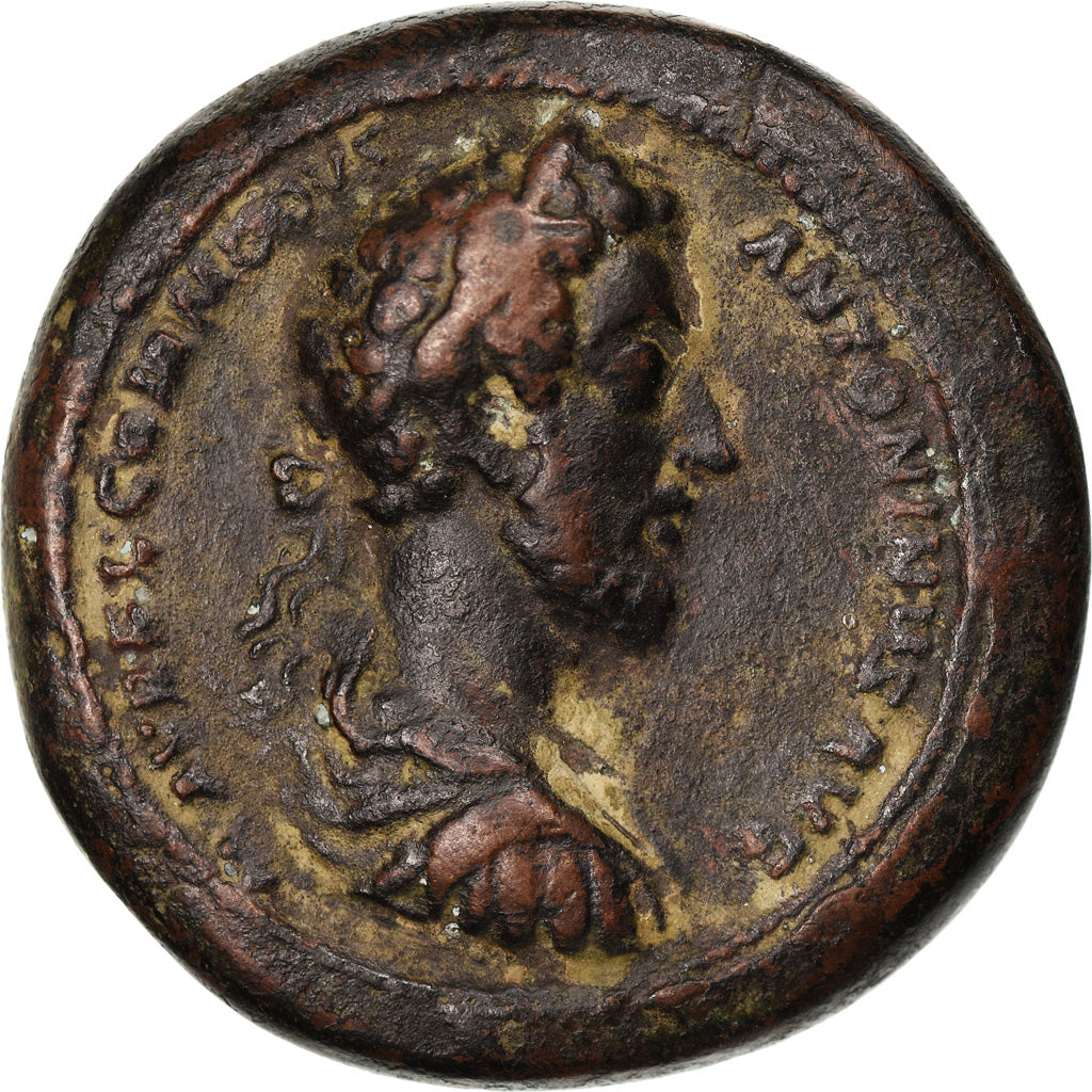 Coin, Commodus, Cast Paduan Medallion, 16-17th century, EF(40-45), Bronze