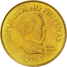 PHILIPPINES, 25 Sentimos, 1984, KM #241.1, MS(63), Brass, 21, 3.86