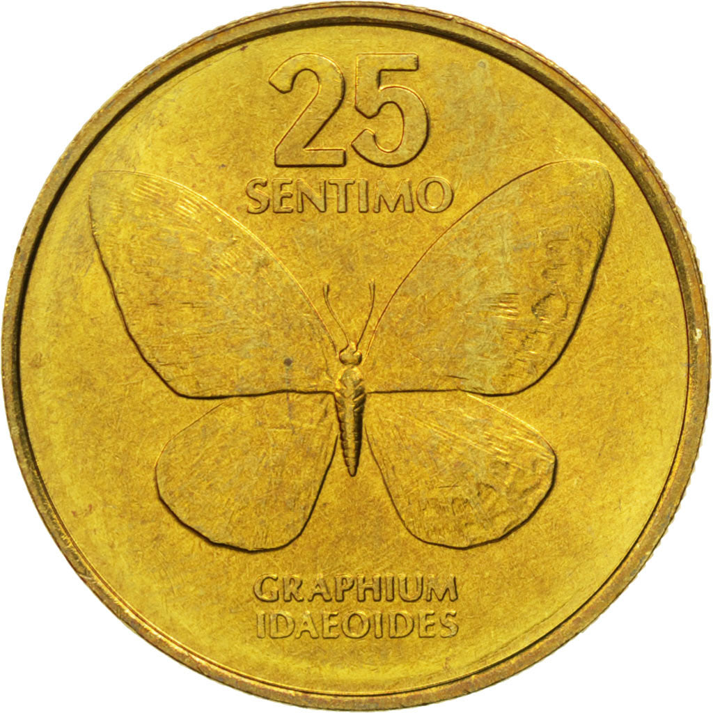 PHILIPPINES, 25 Sentimos, 1984, KM #241.1, MS(63), Brass, 21, 3.86