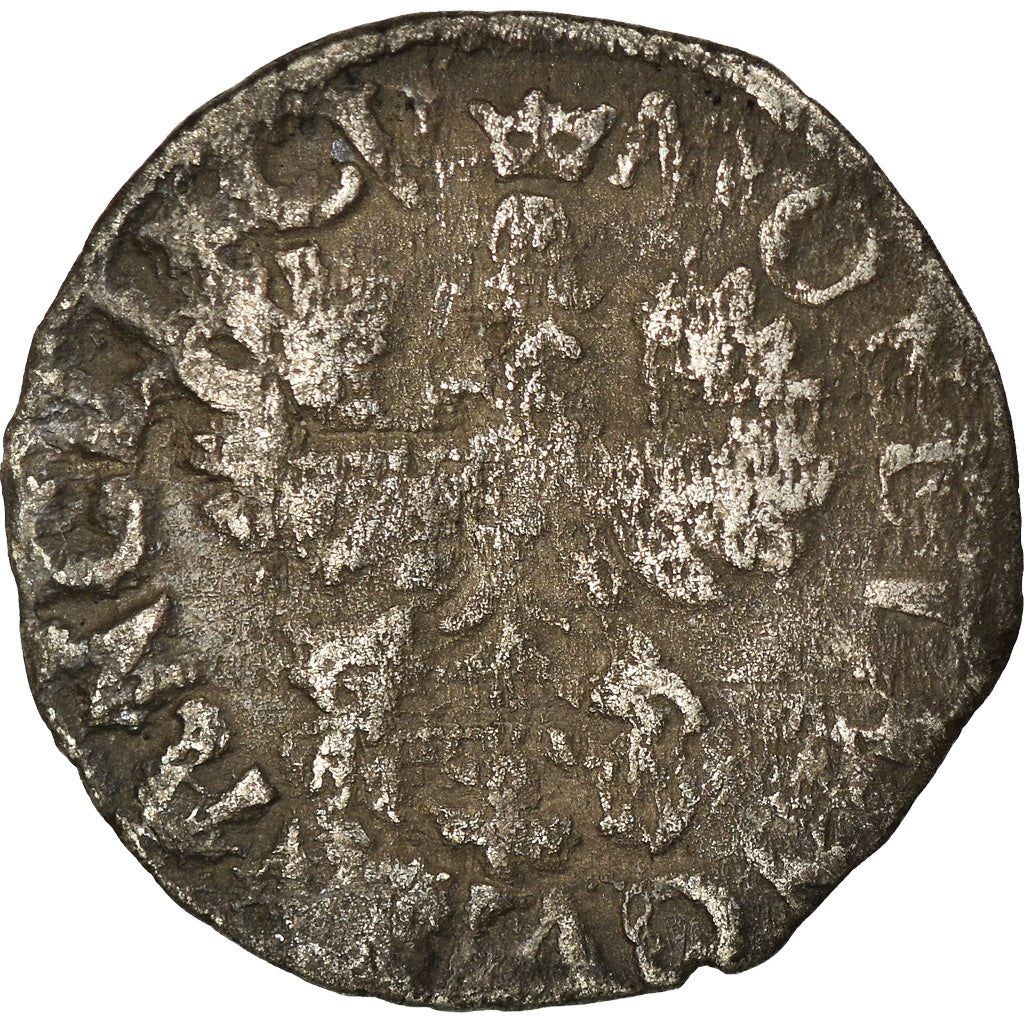 Coin, France, LORRAINE, Henri Ier, 1/2 Gros, Nancy, VF(20-25), Billon