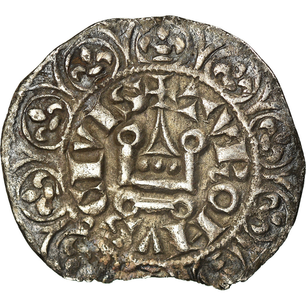 Coin, France, Philip IV, Maille Tierce, EF(40-45), Silver, Duplessy:219