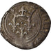 Moneda, Francia, Charles VI, Florette, Orléans, BC+, Vellón, Duplessy:417K