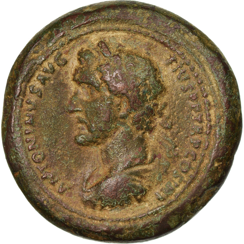 Coin, Antoninus Pius, Cast Paduan Medallion, 16-17th century, EF(40-45), Bronze