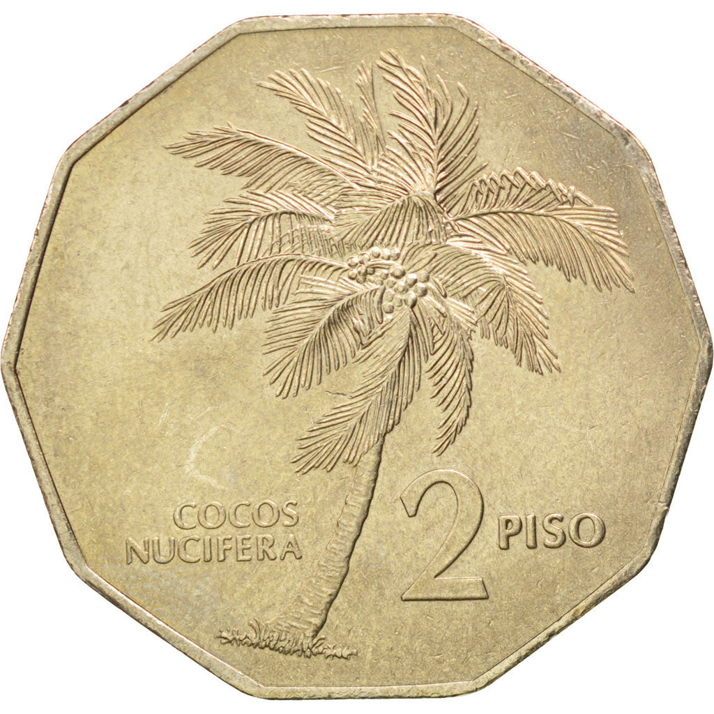 Coin, Philippines, 2 Piso, 1984, MS(63), Copper-nickel, KM:244