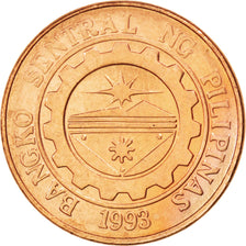 PHILIPPINES, Sentimo, 2002, KM #273, MS(63), Copper Plated Steel, 15.5, 2.00