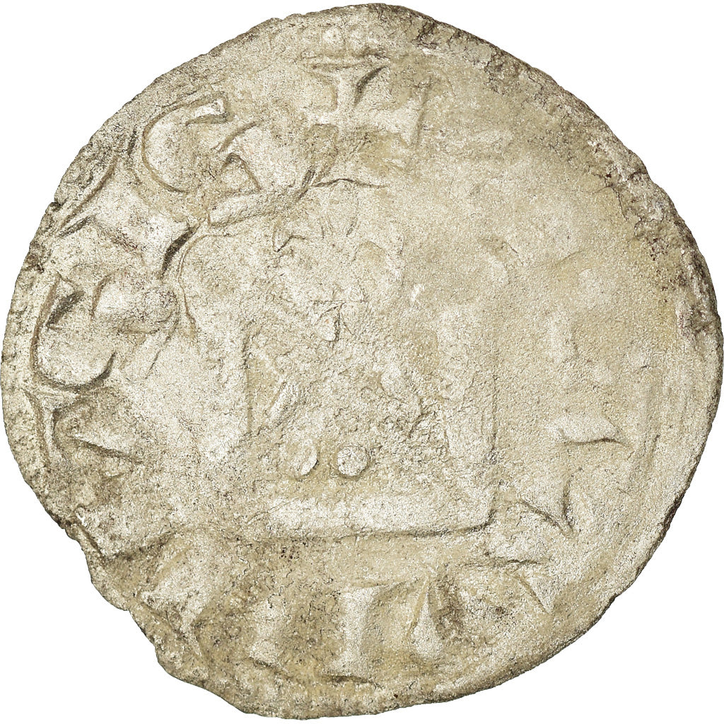 Coin, France, Poitou, Alphonse de France, Denarius, VF(30-35), Billon