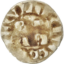 Moeda, França, Picardie, Guillaume III, Denier Parisis, 1191-1221, Abbeville