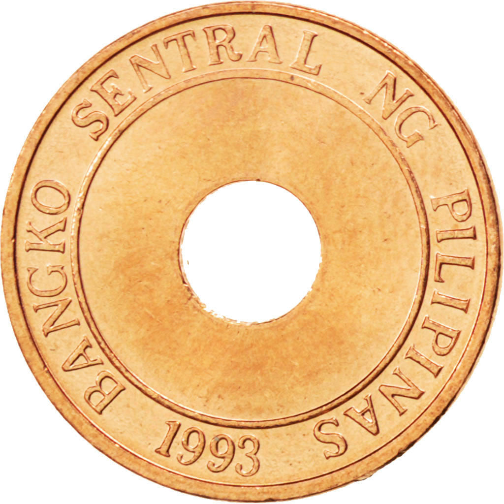 Coin, Philippines, 5 Sentimos, 2005, MS(63), Copper Plated Steel, KM:268