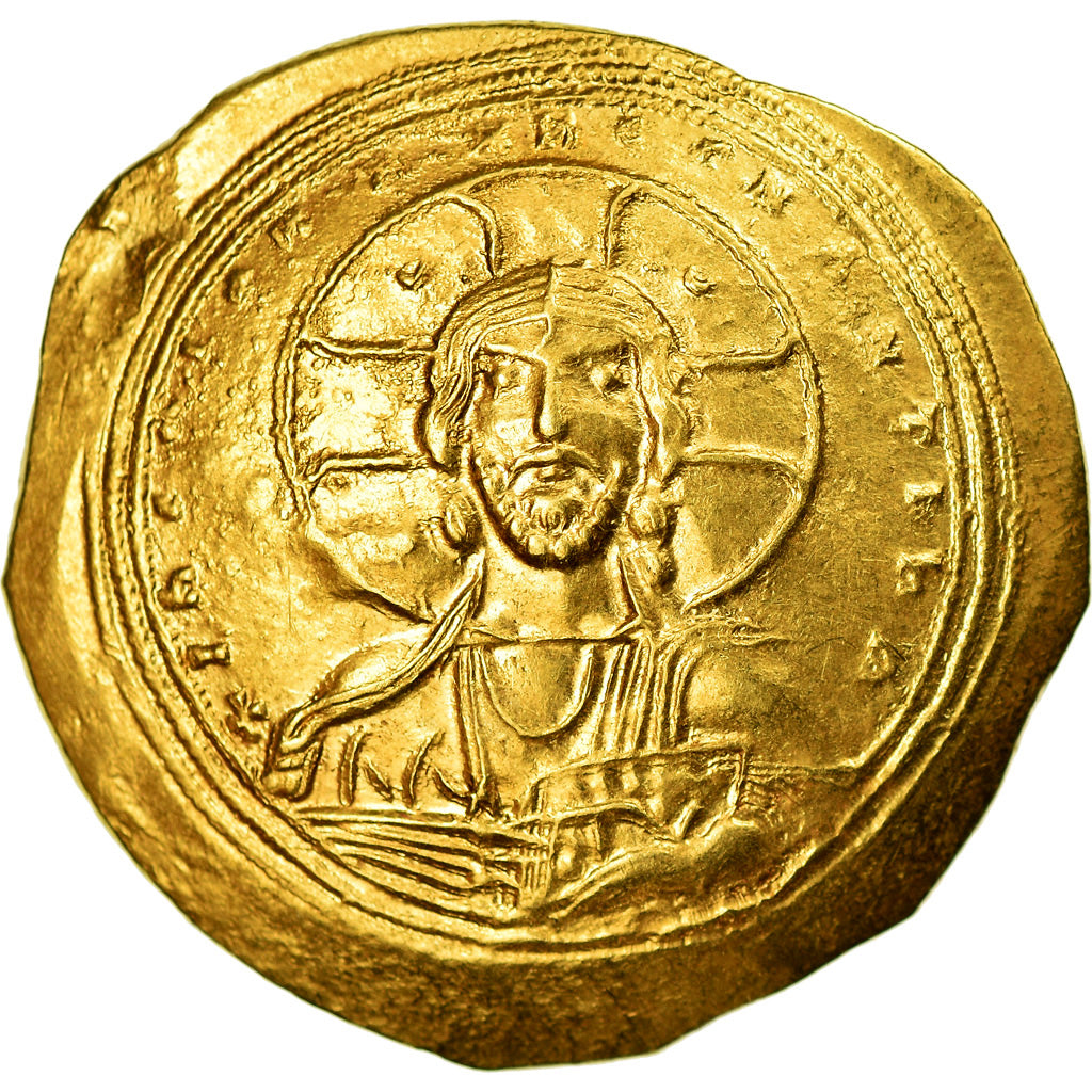 Moneda, Constantine IX, Histamenon Nomisma, 1049-1053, Constantinople, SC, Oro