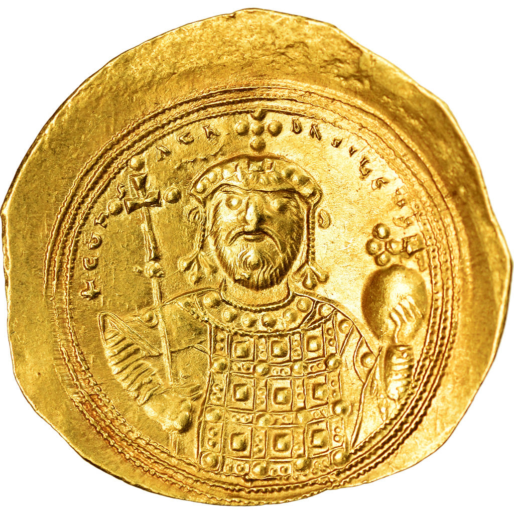 Moneda, Constantine IX, Histamenon Nomisma, 1049-1053, Constantinople, SC, Oro