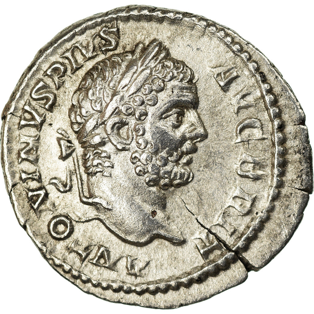 Coin, Caracalla, Denarius, 211, Rome, AU(50-53), Silver, RIC:216