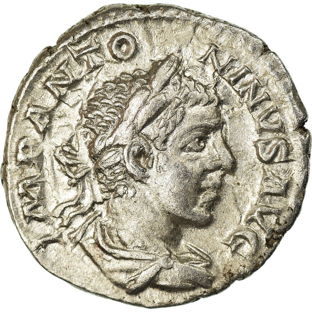 Coin, Elagabalus, Denarius, 219-220, Rome, AU(50-53), Silver, RIC:130